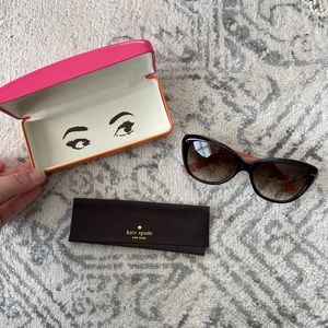 Kate Spade Cat eyed sun glasses.